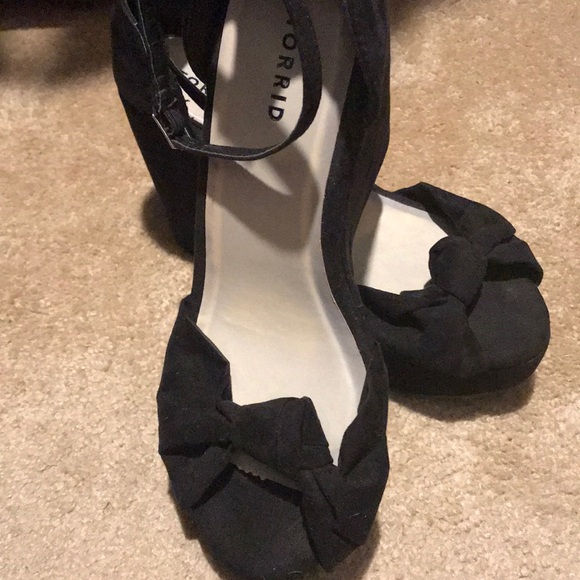 torrid Shoes - New Torrid Size 12W Wedge/Heel Sandal with Bow